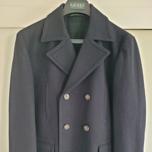 Lauren Ralph Lauren Kids Classic Dark Pea Coat